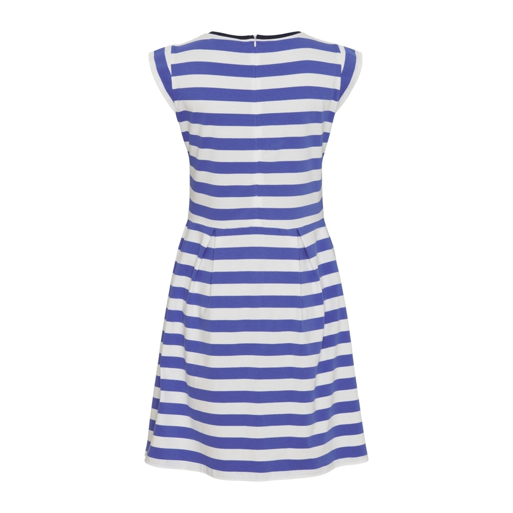 Kate spade blue and white striped dress new arrivals