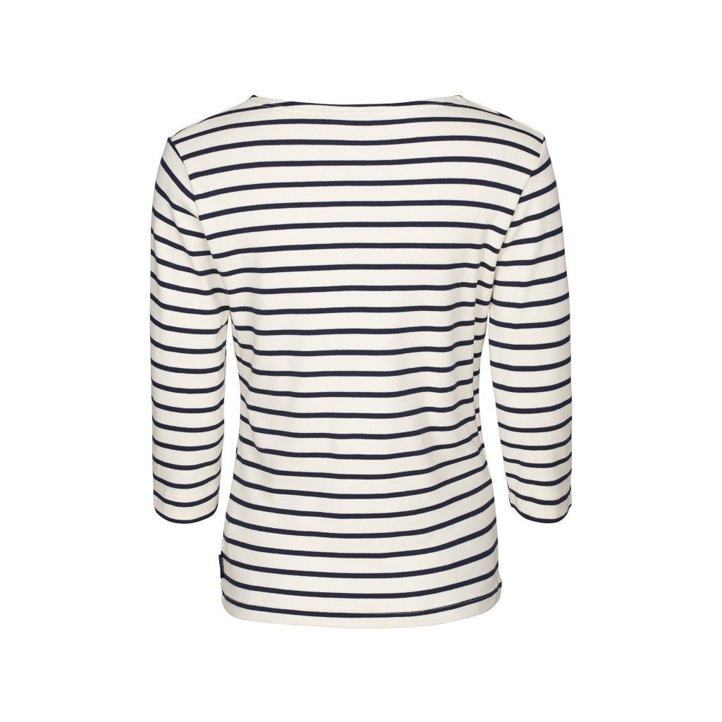 Sea Ranch Santi Striped Long Sleeve Tee Long Sleeve Tee Ecru/SR Navy
