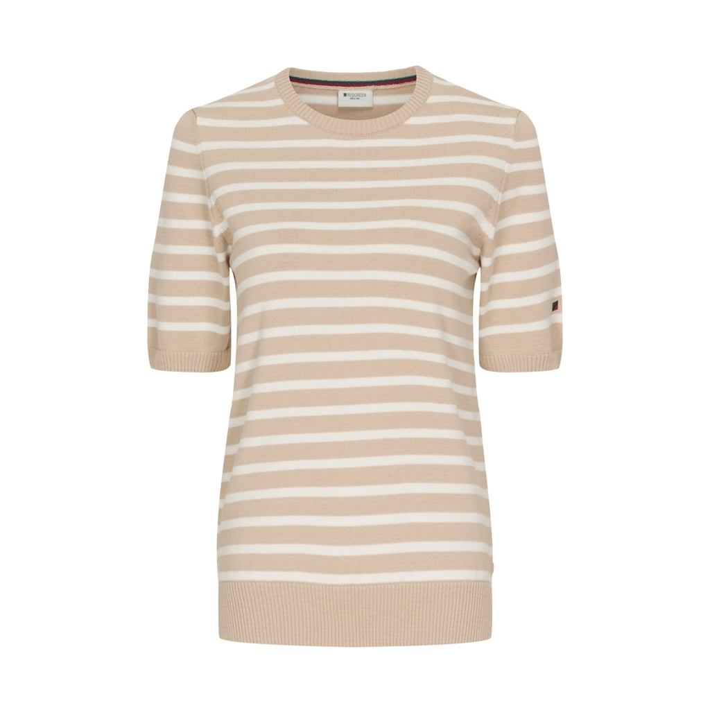 Redgreen Women Aimee knit Knit 124 Mid Sand Stripe
