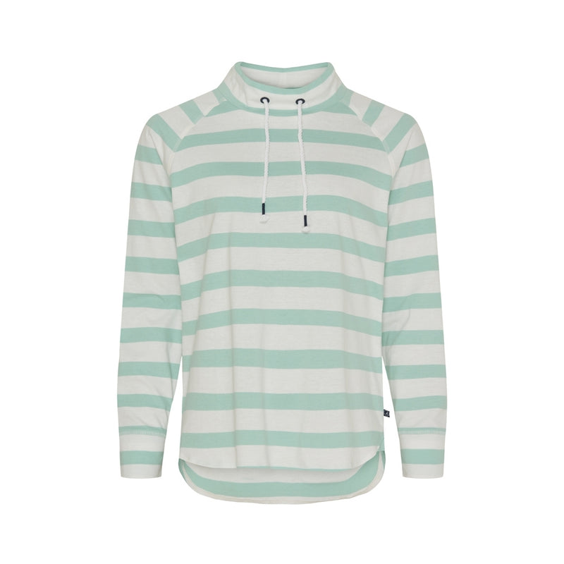 Sea Ranch Allis Tee Long Sleeve Tee 1108 Pearl / Mint Green