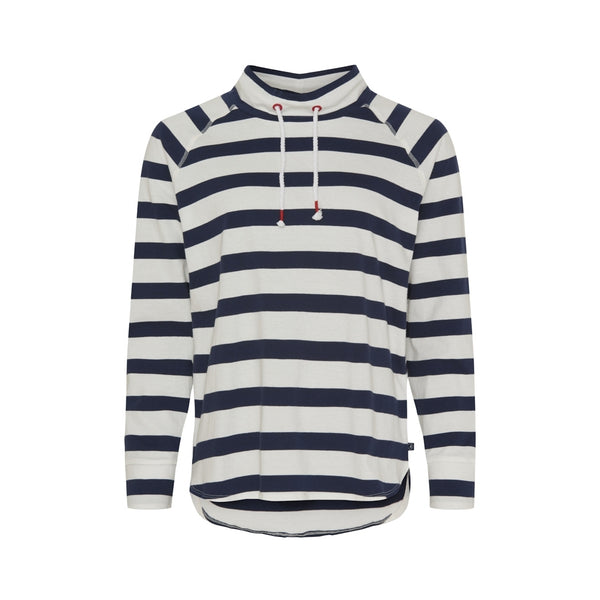 Sea Ranch Allis Tee Long Sleeve Tee Pearl/SR Navy