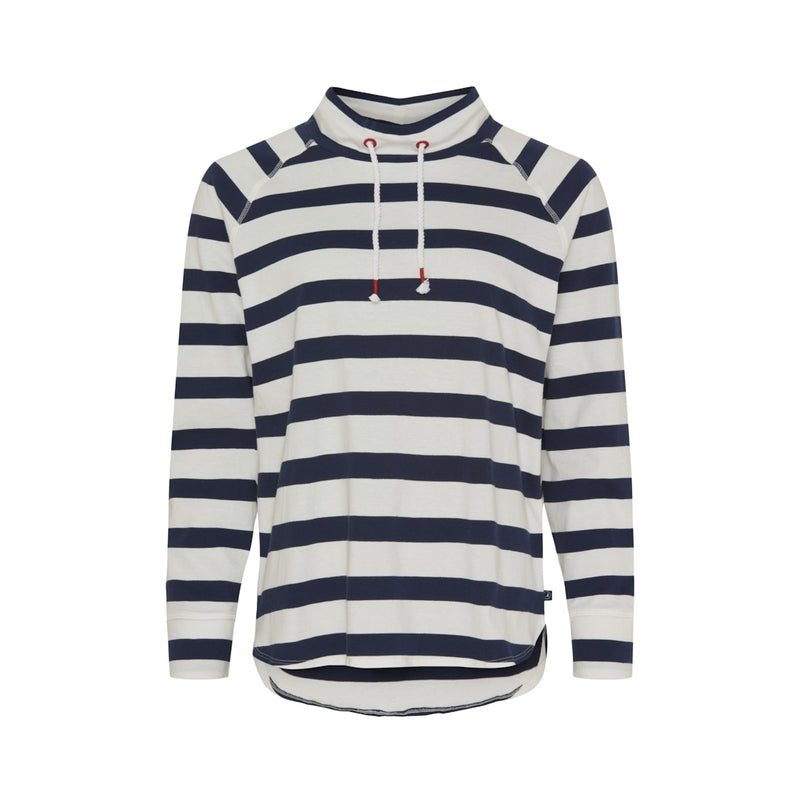 Sea Ranch Allis Tee Long Sleeve Tee Pearl/SR Navy