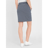 Sea Ranch Anjelica Striped Skirt Skirts SR Navy/Pearl Breton