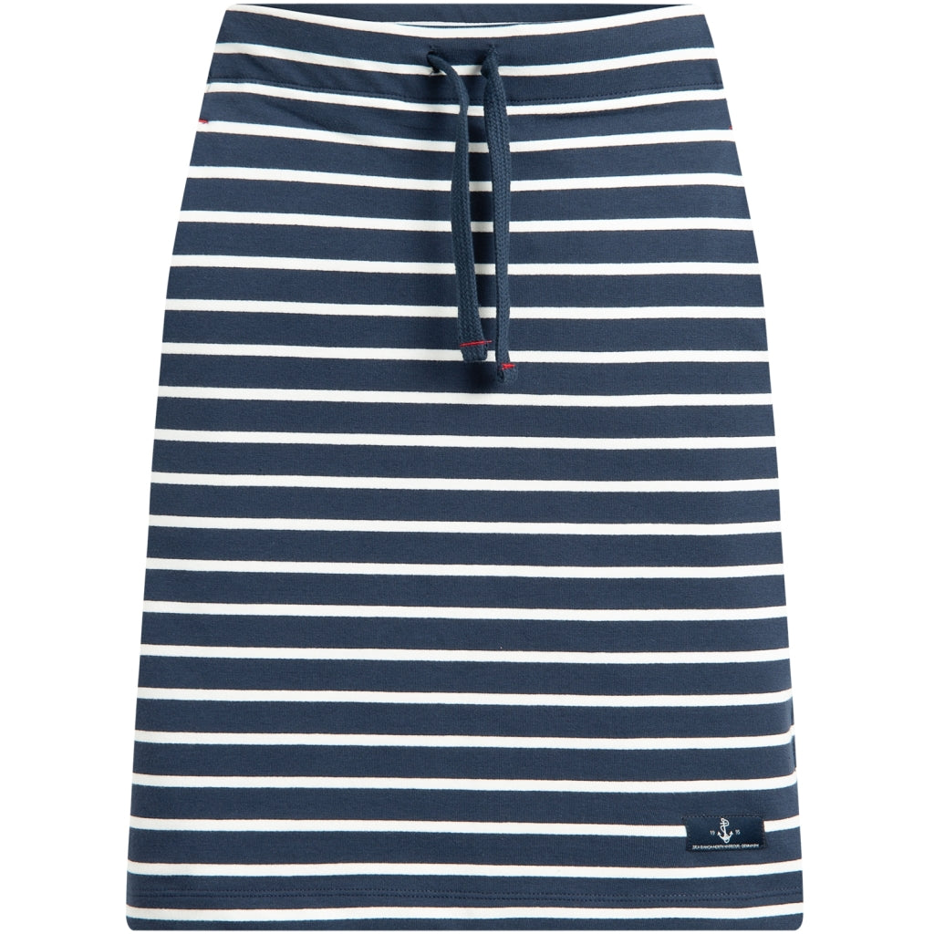 Sea Ranch Anjelica Striped Skirt Skirts SR Navy/Pearl Breton