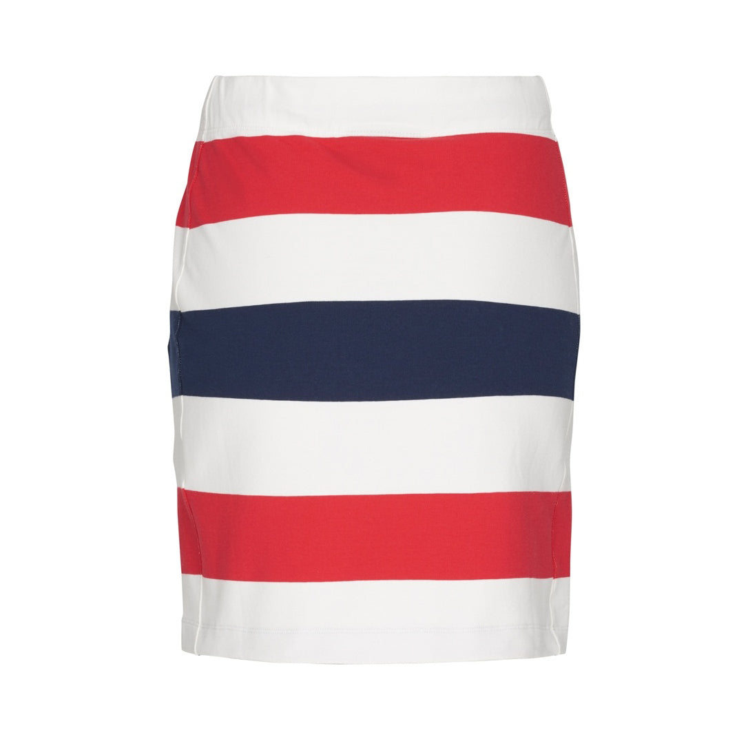 Sea Ranch Anjelica Striped Skirt Skirts SR Navy/Pearl/True Red