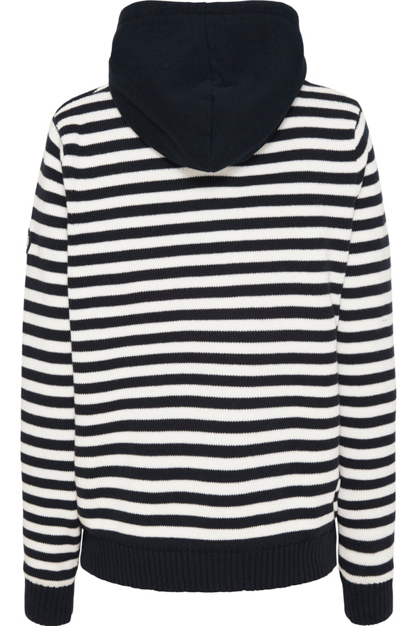 Sea Ranch Annelie Striped Windbreaker Windbreaker Dark Navy/Pearl