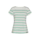 Sea Ranch Anny Tee Short Sleeve Tee 1108 Pearl / Mint Green