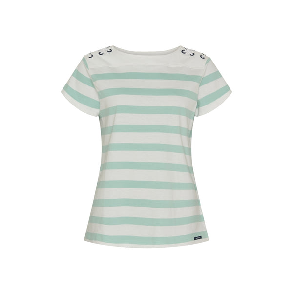 Sea Ranch Anny Tee Short Sleeve Tee 1108 Pearl / Mint Green