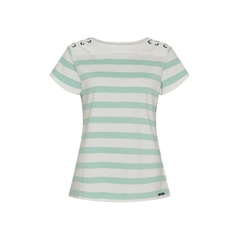 Sea Ranch Anny Tee Short Sleeve Tee 1108 Pearl / Mint Green