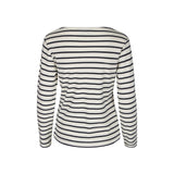 Sea Ranch Antibes Striped Long Sleeve Tee Long Sleeve Tee Ecru/SR Navy