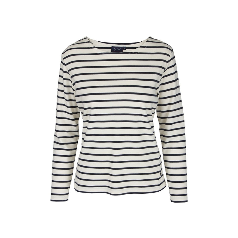 Sea Ranch Antibes Striped Long Sleeve Tee Long Sleeve Tee Ecru/SR Navy