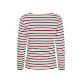 Sea Ranch Antibes Striped Long Sleeve Tee Long Sleeve Tee Pearl/SR Navy/Red