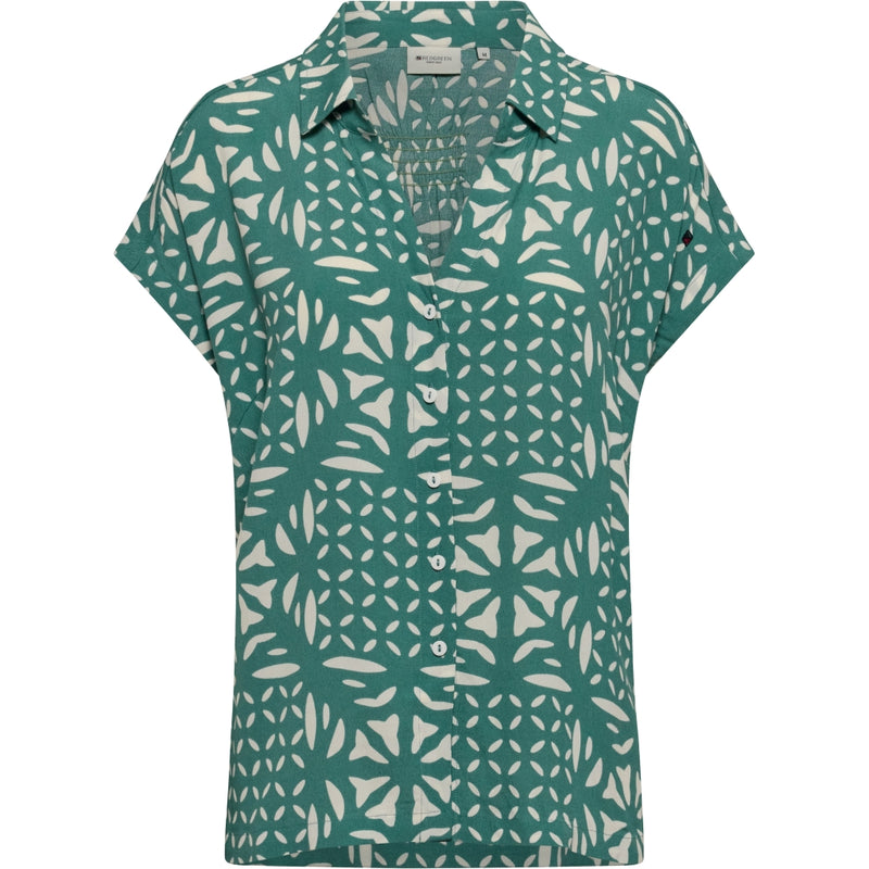 Redgreen Women Arndis Shirt Blouse 376 Mid Green