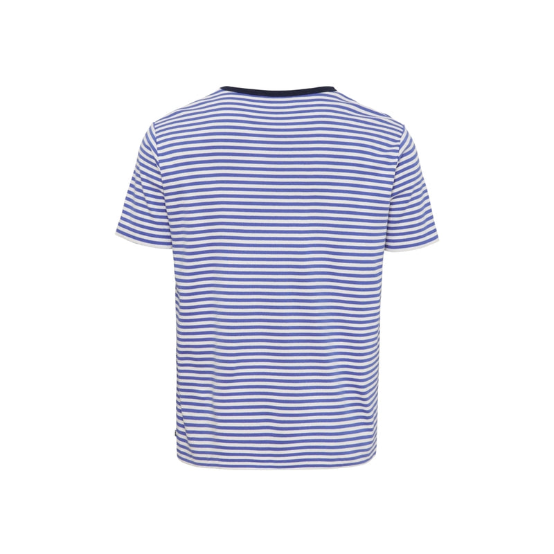 Aron Short Sleeve T-shirt - Blue/Pearl