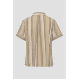 Redgreen Women Asa Shirt Dresses / Shirts 122 Light Sand Stripe