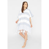 Sea Ranch Beach Poncho Towels Light Blue