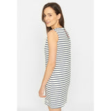 Sea Ranch Belinda Striped Sleeveless Dress Dresses / Shirts Pearl/SR Navy