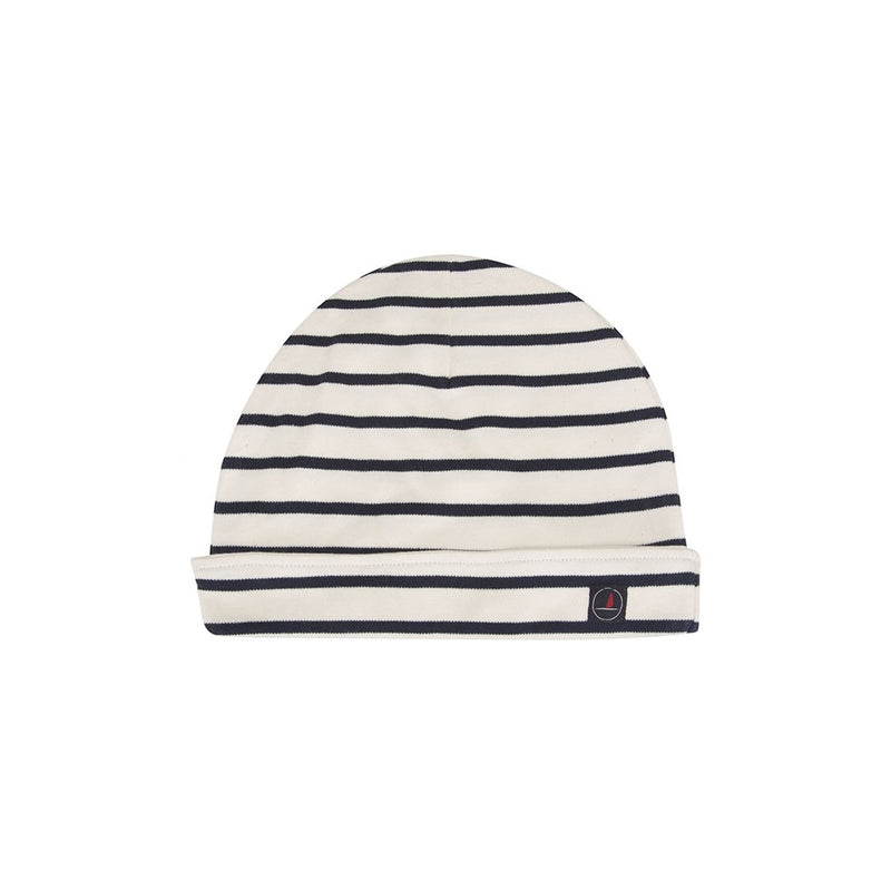 Sea Ranch Breton Striped Beanie Beanies Ecru/SR Navy