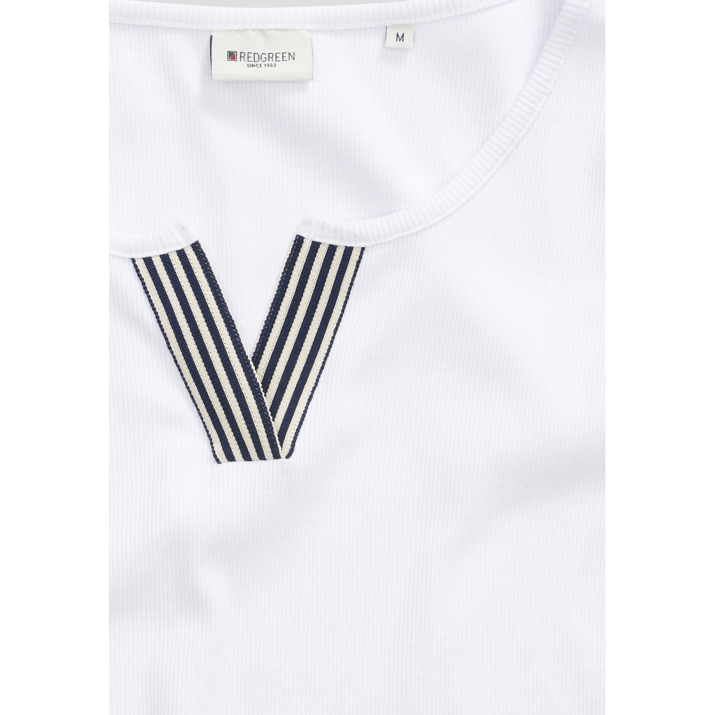 Redgreen Women Cait T-shirt Short Sleeve Tee White
