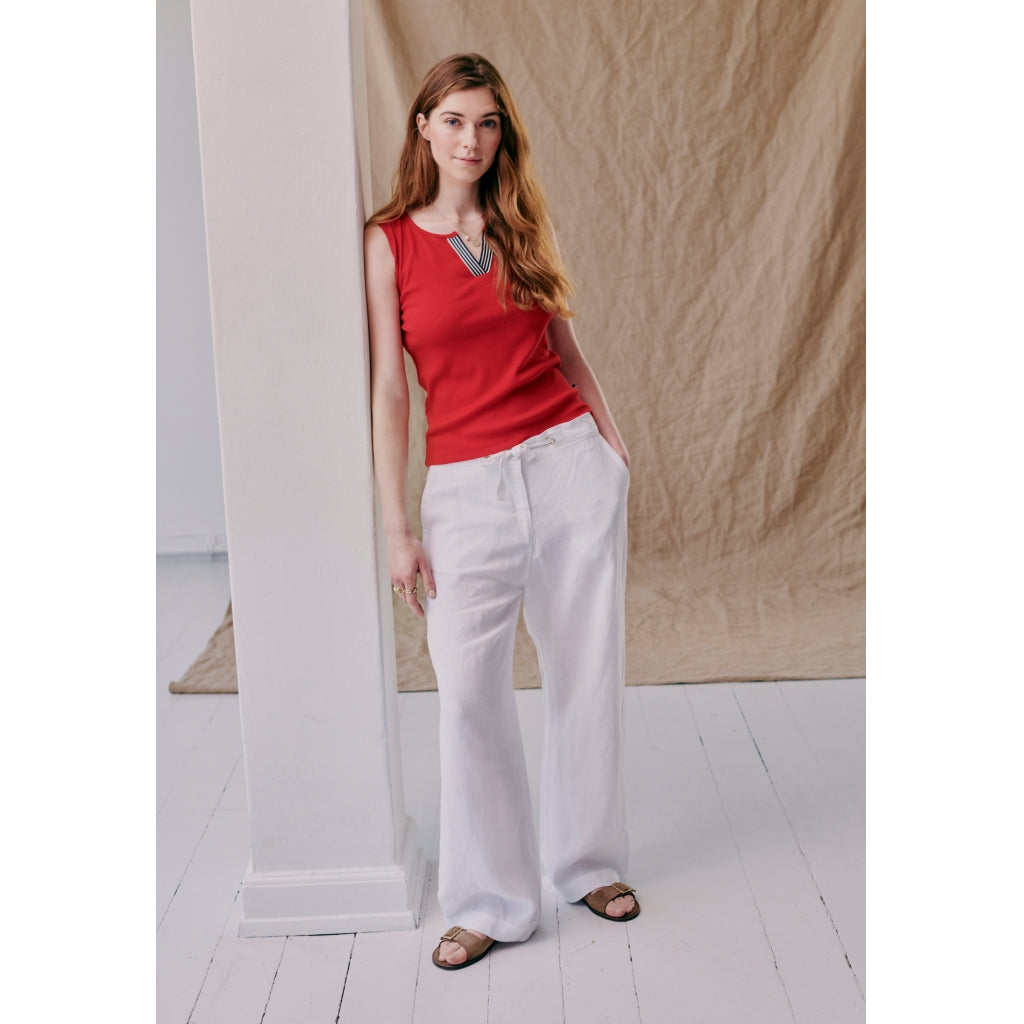 Redgreen Women Cane Top Short Sleeve Tee Red