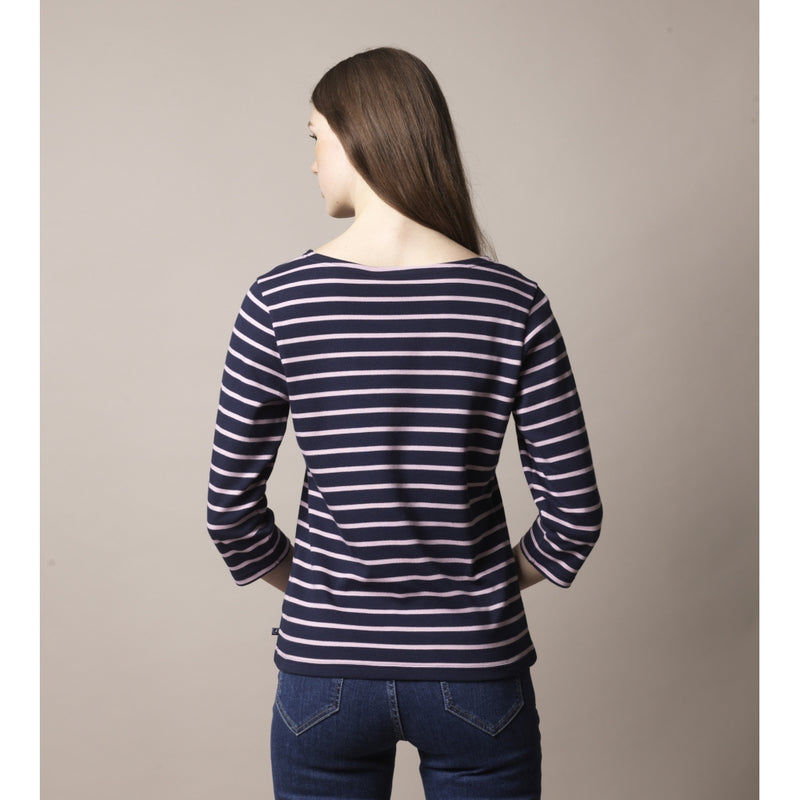 Sea Ranch Cannes 3/4 sleeve Tee Long Sleeve Tee 4226 SR Navy/ Lilac