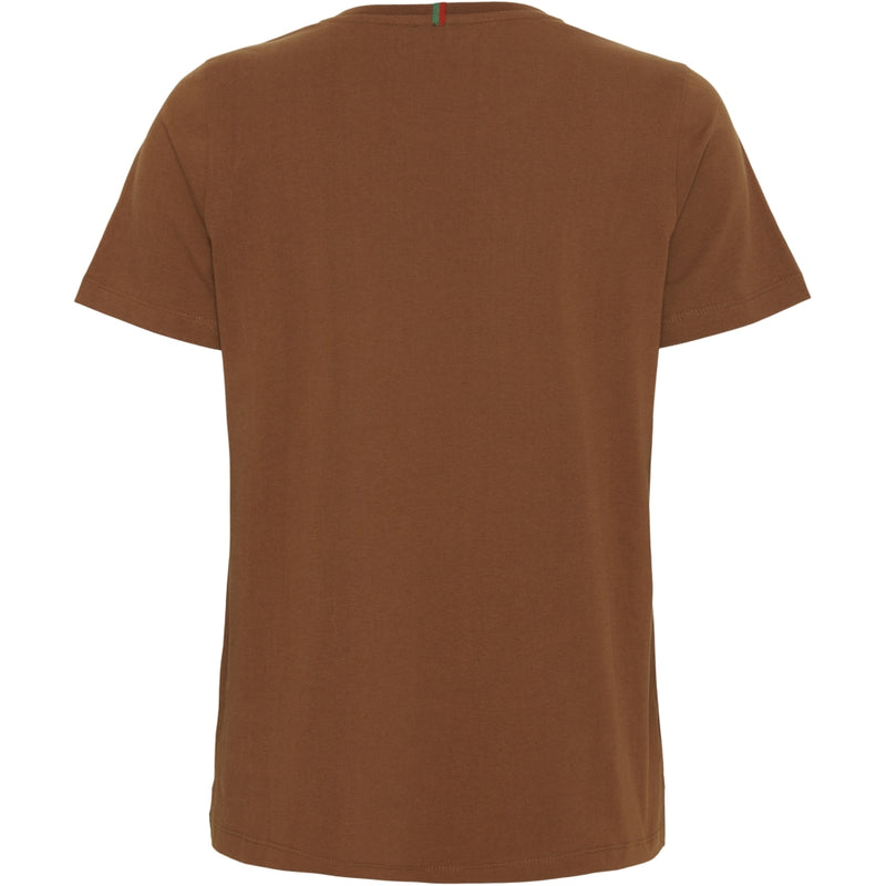 Carla SS T-shirt - Light Brown