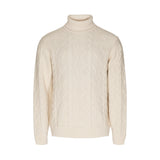 Sea Ranch Caspian Knit Roll Neck Knit Ecru