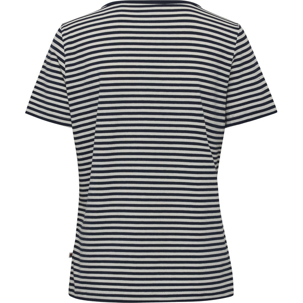 Redgreen Women Cecilie Tee Polo Shirts 169 Dark Navy Stripe