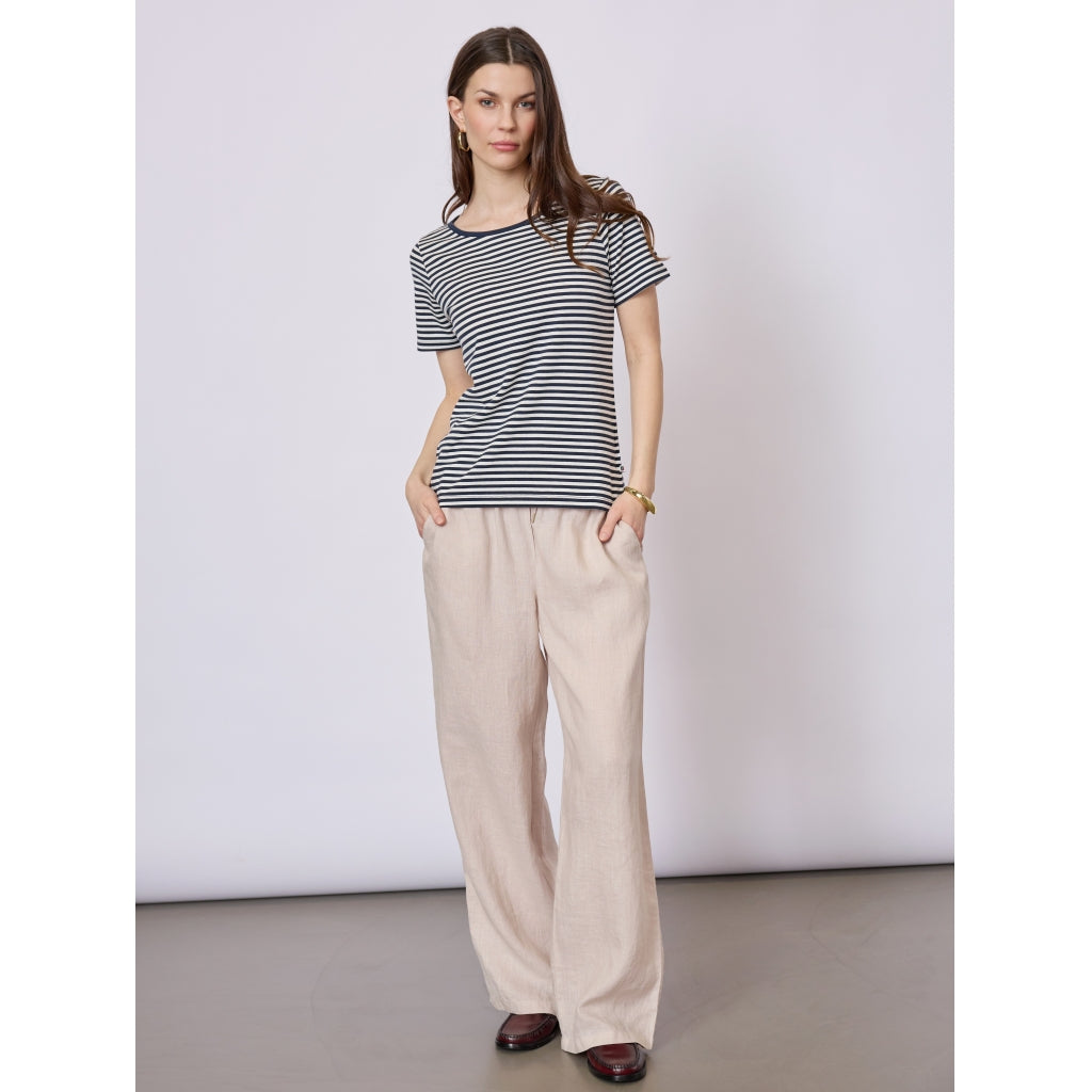 Redgreen Women Cecilie Tee Polo Shirts 169 Dark Navy Stripe