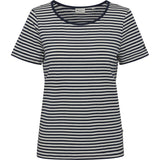 Redgreen Women Cecilie Tee Polo Shirts 169 Dark Navy Stripe