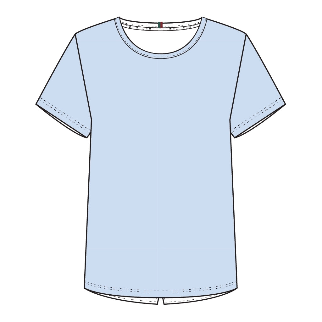 Redgreen Women Celina T-shirt Short Sleeve Tee 062 Blue