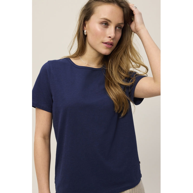 Redgreen Women Celina T-shirt Short Sleeve Tee 068 Navy