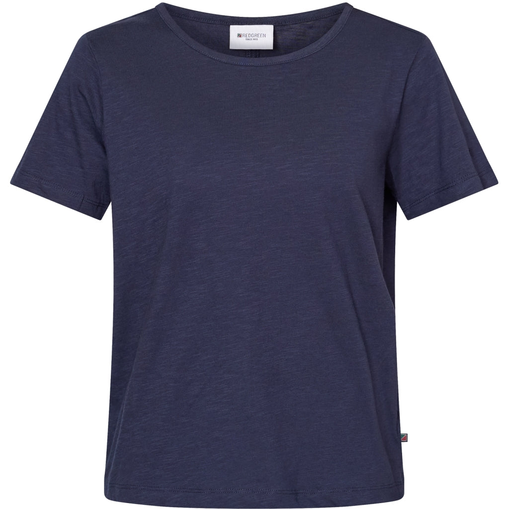 Redgreen Women Celina T-shirt Short Sleeve Tee 068 Navy