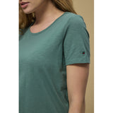 Redgreen Women Celina T-shirt Short Sleeve Tee 076 Mid Green