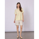 Redgreen Women Celina T-shirt Short Sleeve Tee Yellow