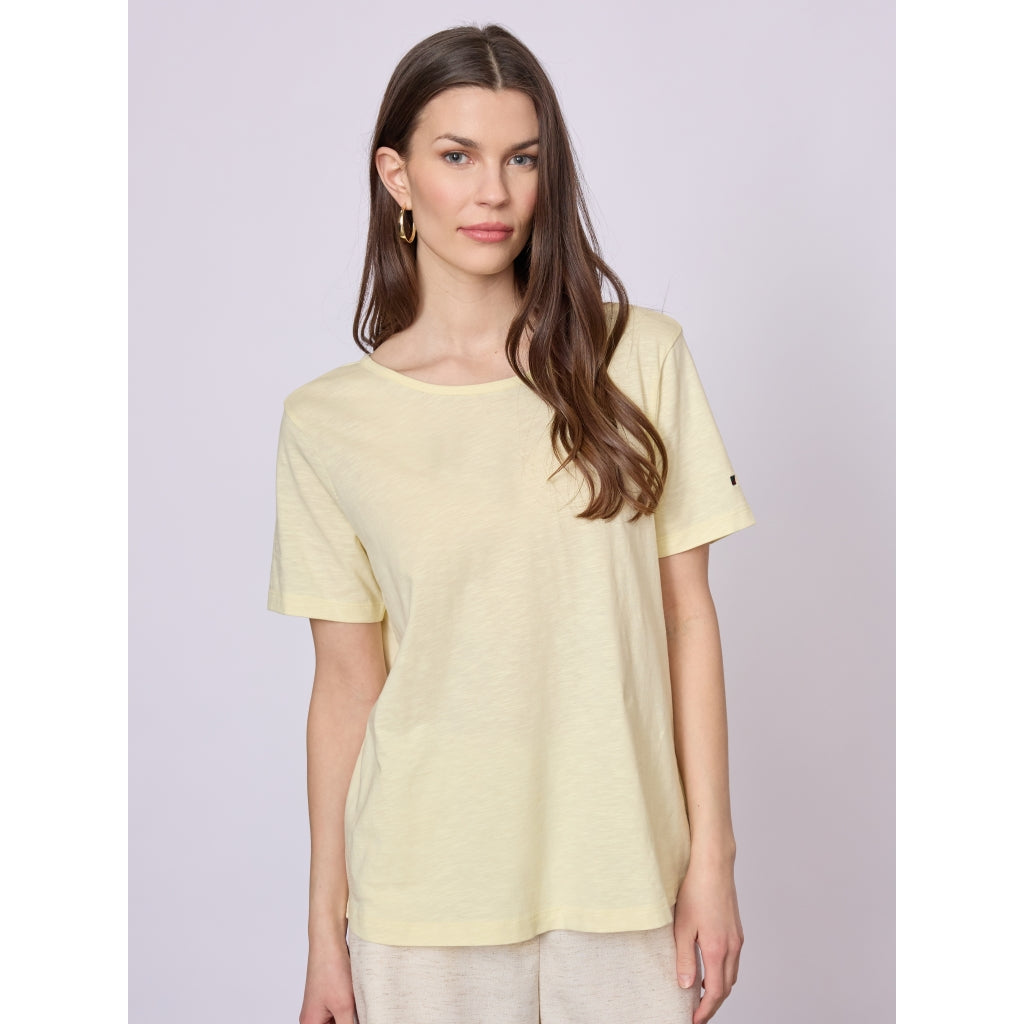 Redgreen Women Celina T-shirt Short Sleeve Tee Yellow