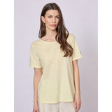 Redgreen Women Celina T-shirt Short Sleeve Tee Yellow