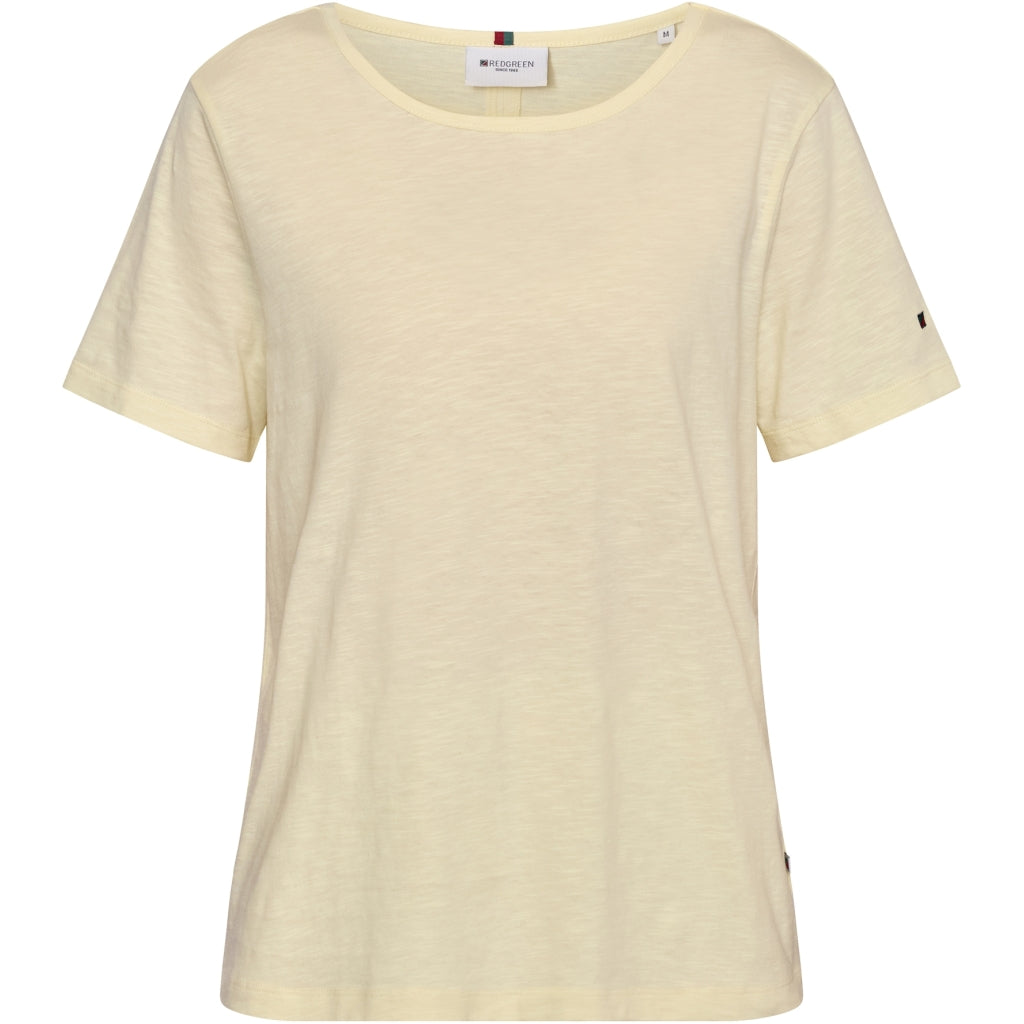 Redgreen Women Celina T-shirt Short Sleeve Tee Yellow