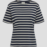 Redgreen Women Cemille T-shirt Short Sleeve Tee 168 Navy Stripe