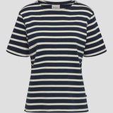 Redgreen Women Cemille T-shirt Short Sleeve Tee 168 Navy Stripe