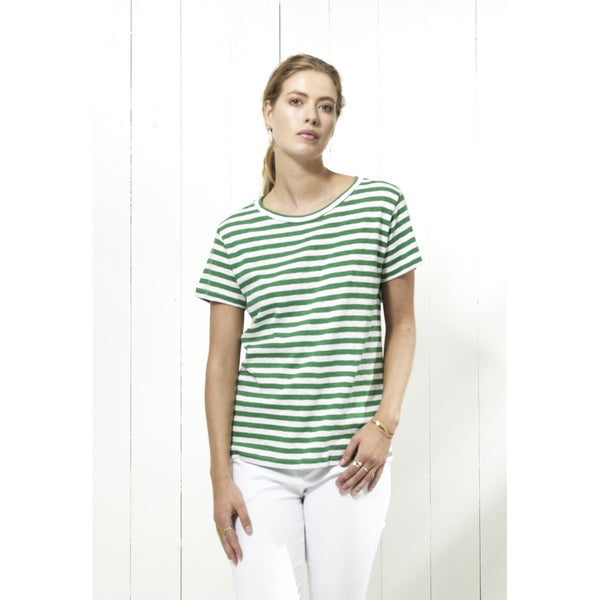 Chanel T-shirt - Green Stripe