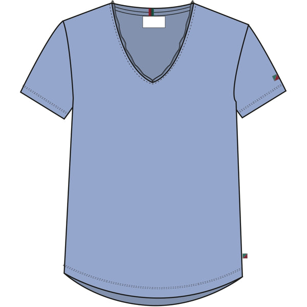 Redgreen Women Chanti T-shirt Short Sleeve Tee 061 Sky blue