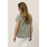 Redgreen Women Charlot Tee Short Sleeve Tee 070 Pastel Green