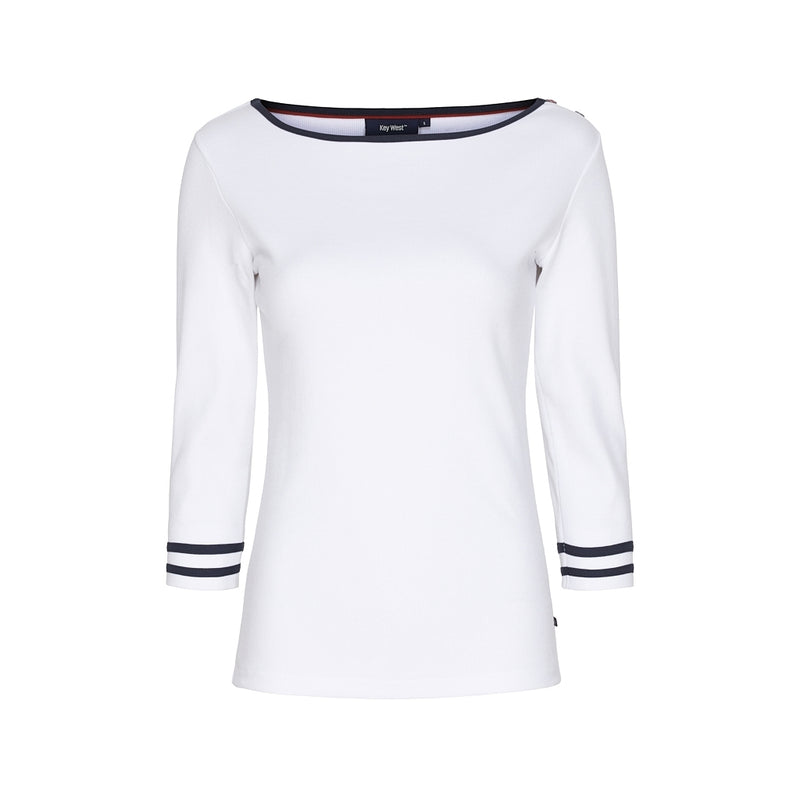 Sea Ranch Charlotte Long Sleeve Tee Long Sleeve Tee White