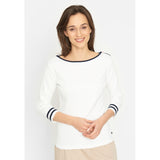 Sea Ranch Charlotte Long Sleeve Tee Long Sleeve Tee White