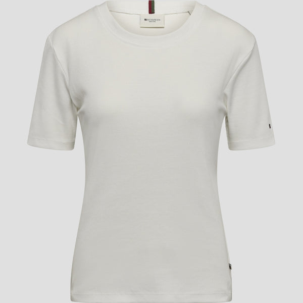 Redgreen Women Cherisa T-shirt Short Sleeve Tee White