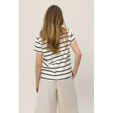 Redgreen Women Chris T-shirt Short Sleeve Tee 168 Navy Stripe