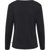 Redgreen Women Ciljla Long Sleeve T-shirt Long Sleeve Tee 099 Black