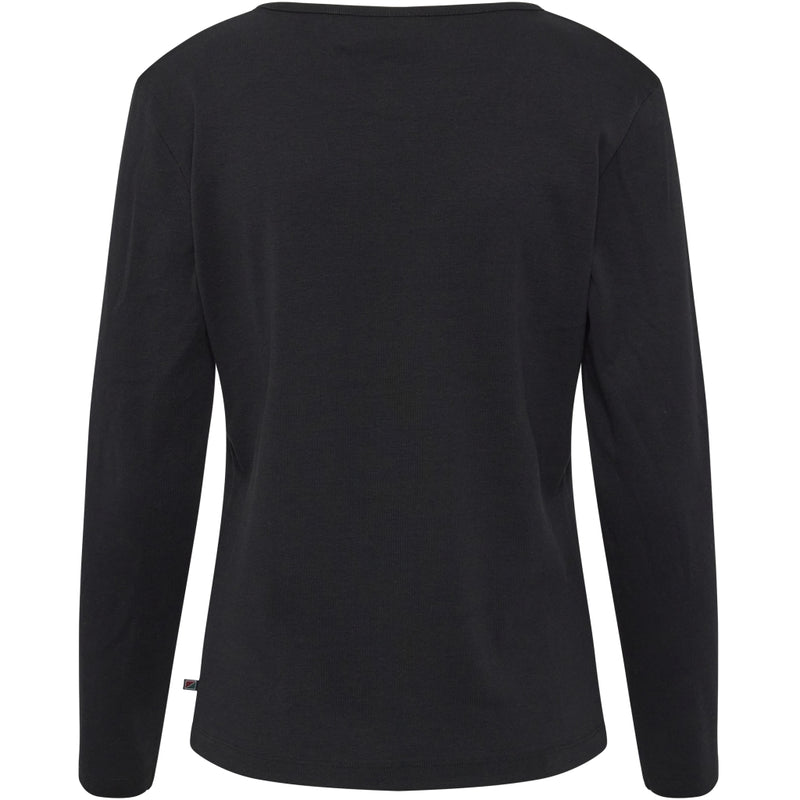 Redgreen Women Ciljla Long Sleeve T-shirt Long Sleeve Tee 099 Black