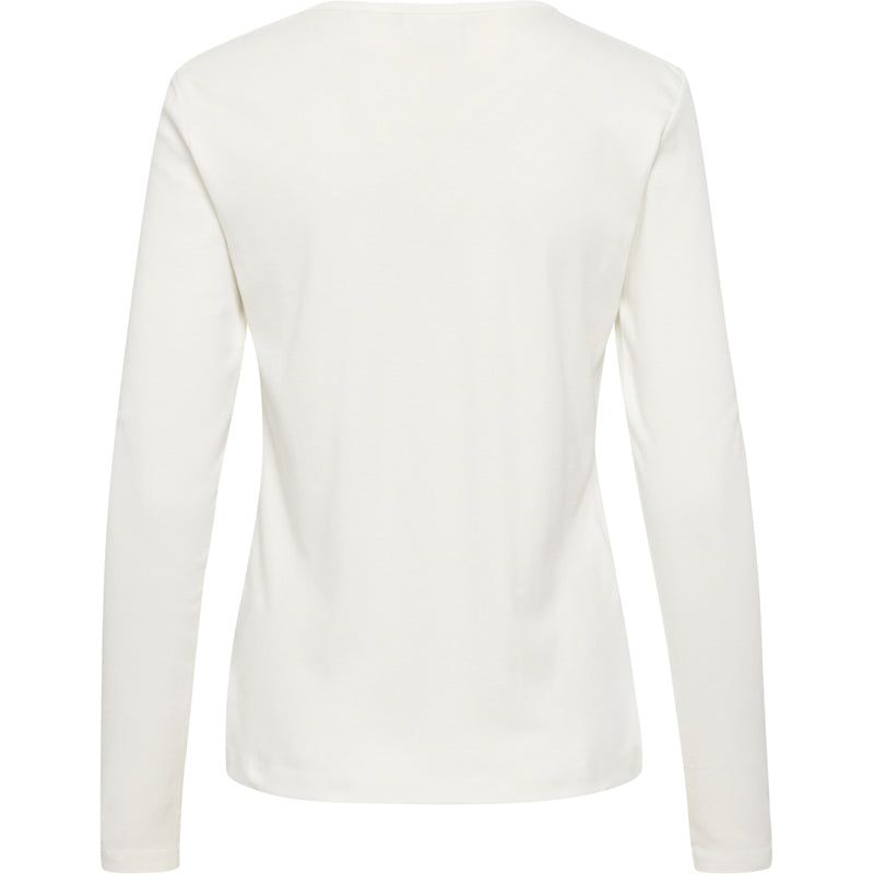 Redgreen Women Ciljla Long Sleeve T-shirt Long Sleeve Tee White